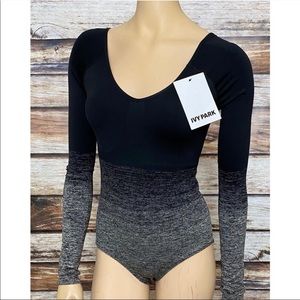 NWT Ivy Park Womens Ombre Seamless Bodysuit